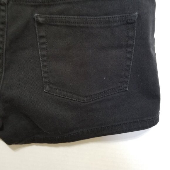 BeBop shorts 3 black twill stretch basic low rise waist shortie classic Y2K - Picture 11 of 14
